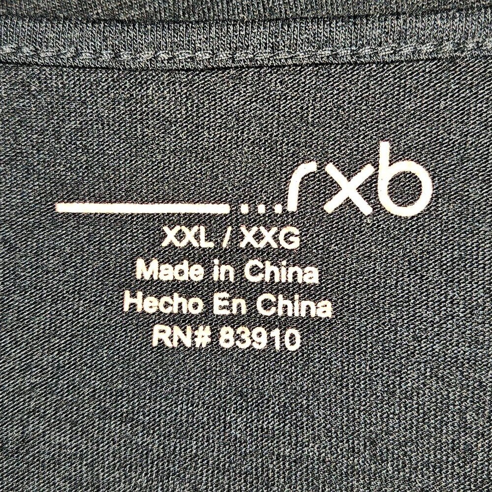 RXB Ladies Sleeveless Shark Bite Tunic Top Black & White Size XXL - NWOT - Picture 6 of 8